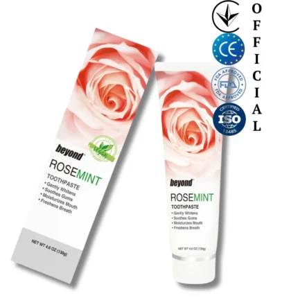 BEYOND Rose-Mint 130 г - відбілююча зубна паста з олією троянди